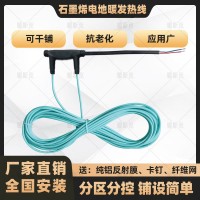“24K-干鋪硅膠石墨烯電地暖發熱線”